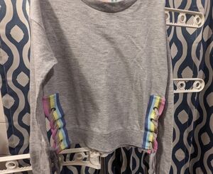 Vintage Havana thin sweatshirt striped side detail, small 7 8